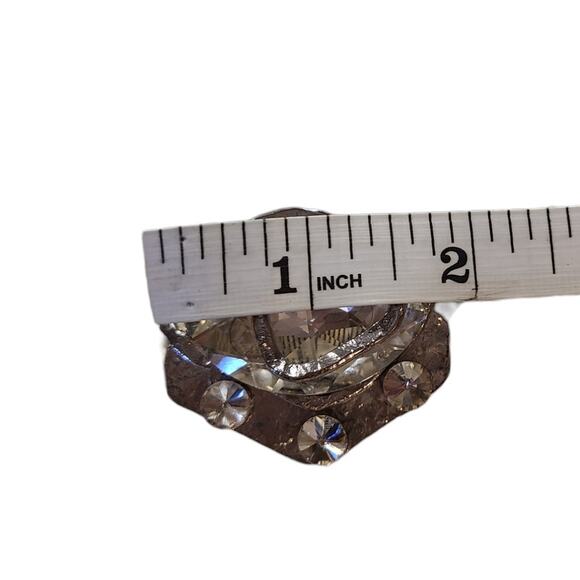 Abstract style Statement Ring, Adjustable - Picture 4 of 6